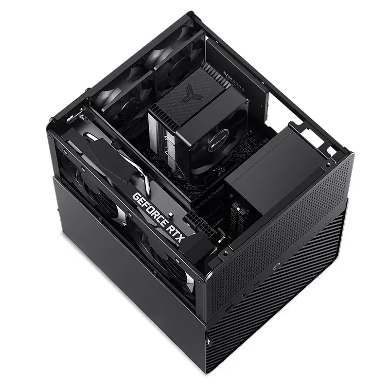 Tietokonekotelo Jonsbo N3 Mini Tower musta