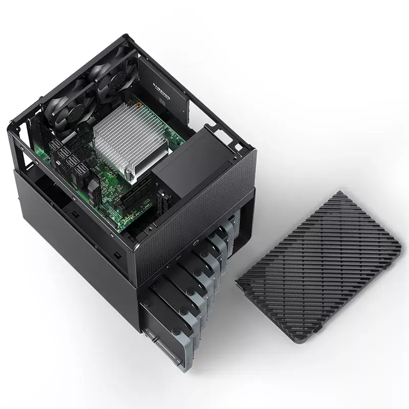 Tietokonekotelo Jonsbo N3 Mini Tower musta