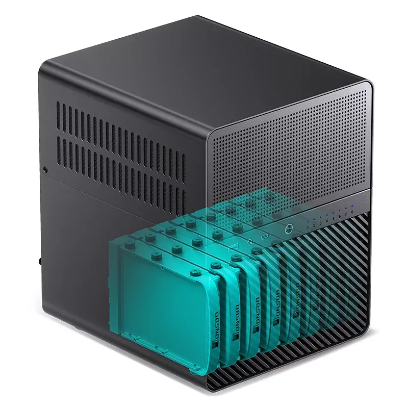 Tietokonekotelo Jonsbo N3 Mini Tower musta
