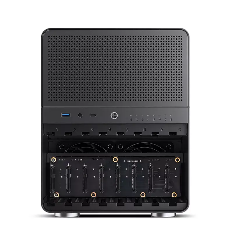 Tietokonekotelo Jonsbo N3 Mini Tower musta