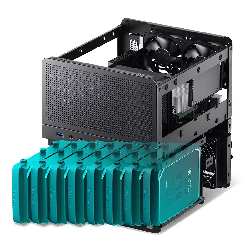 Tietokonekotelo Jonsbo N3 Mini Tower musta