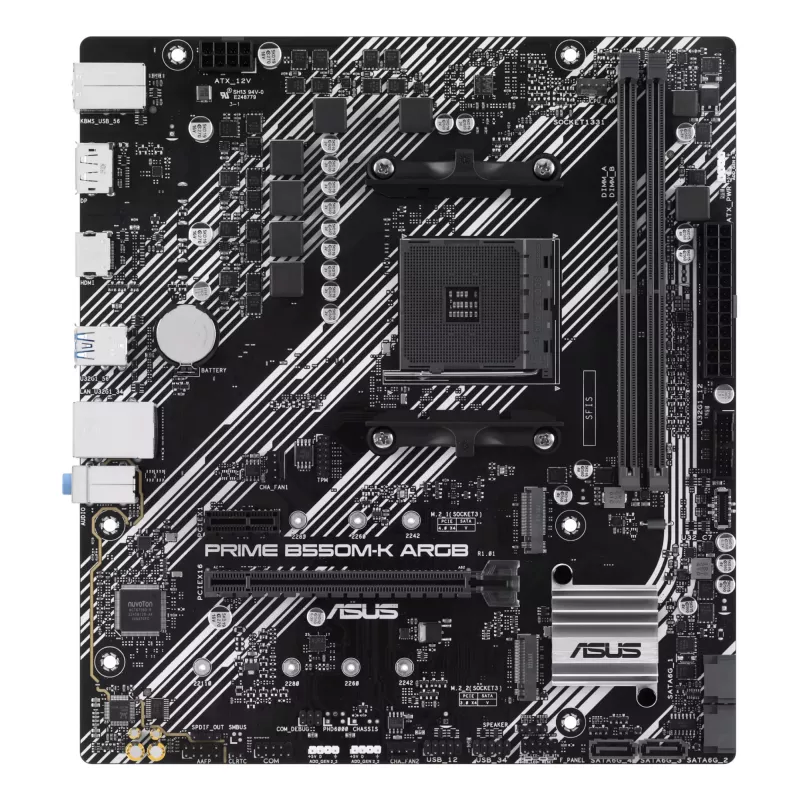 ASUS PRIME B550M-K ARGB AMD B550 kanta AM4 micro ATX