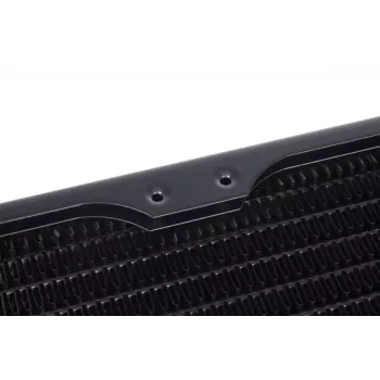 Alphacool 14439 jäähdytin messingistä, kuparista ja teräksestä, musta, 124 mm leveys