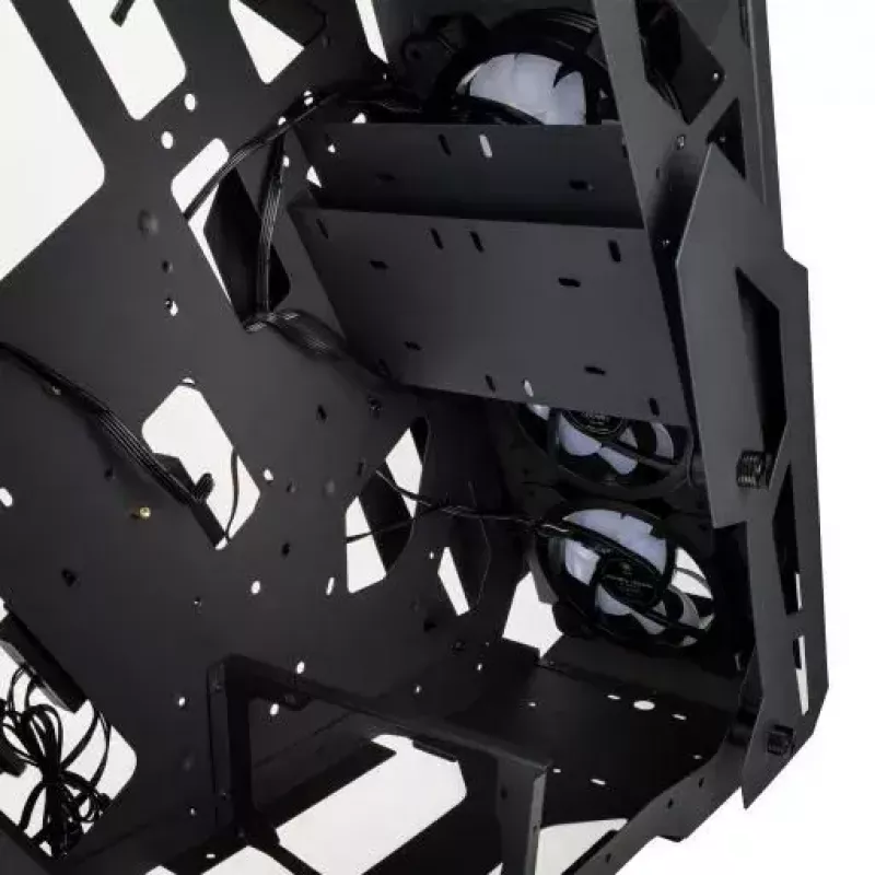 PC-kotelo Kolink Big Chungus Shredded Midi Tower musta