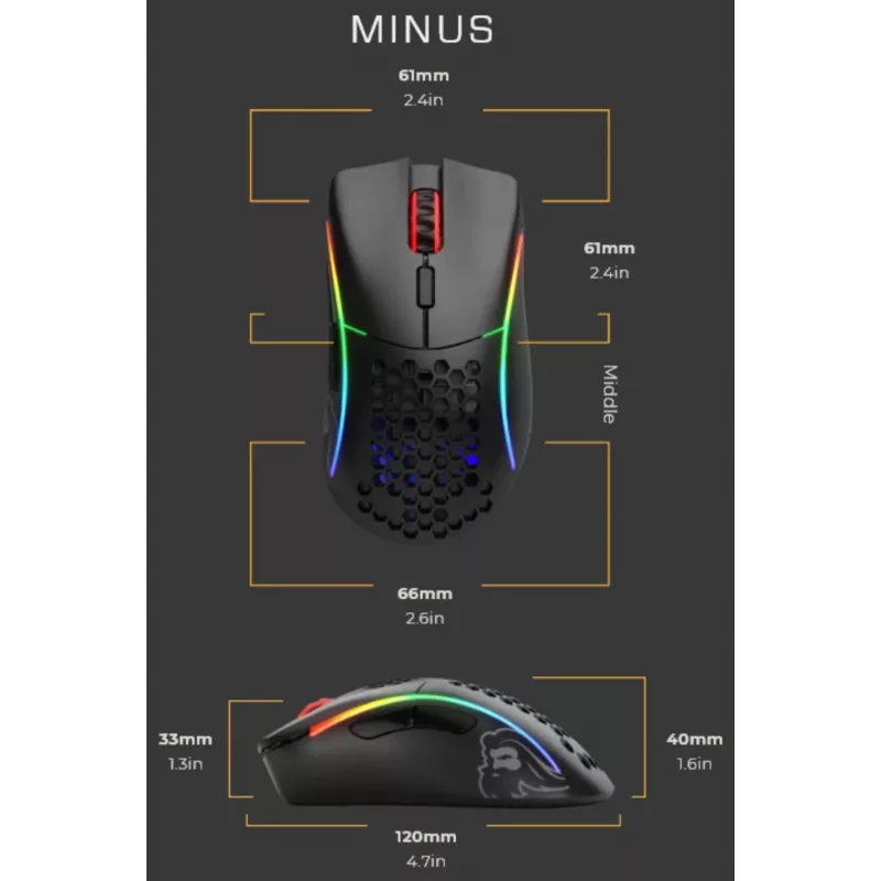 Glorious Gaming Glorious Model D Minus Wireless - mattamusta
