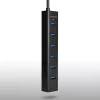 Axagon HUE-SA7BP 7x USB 3.0 ALU LATAUSKESKITIN musta sis. virtalähteen