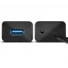Axagon HUE-SA7BP 7x USB 3.0 ALU LATAUSKESKITIN musta sis. virtalähteen