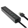 Axagon HUE-SA7BP 7x USB 3.0 ALU LATAUSKESKITIN musta sis. virtalähteen