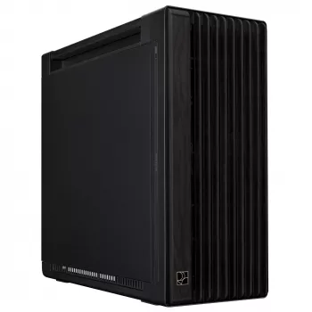PC-kotelo ASUS ProArt PA602 Wood Edition Midi-tornikotelo musta — EATX-tuki, 45 cm GPU, 19 cm virtalähde/jäähdytin, 8 HDD-paikkaa, USB-C