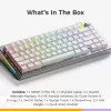 Glorious Gaming GMMK 3 PRO HE 75% valmiiksi koottu langaton Silver - US