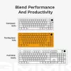 Glorious Gaming GMMK 3 PRO HE 75% valmiiksi koottu langaton Silver - US