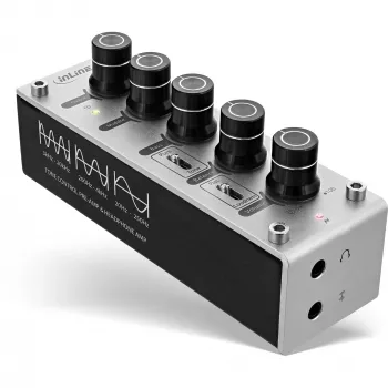 InLine AmpEQ Tri-Tone Hi-Res AUDIO -esivahvistin ja kuulokevahvistin, 3,5 mm stereo, USB-virransyöttö