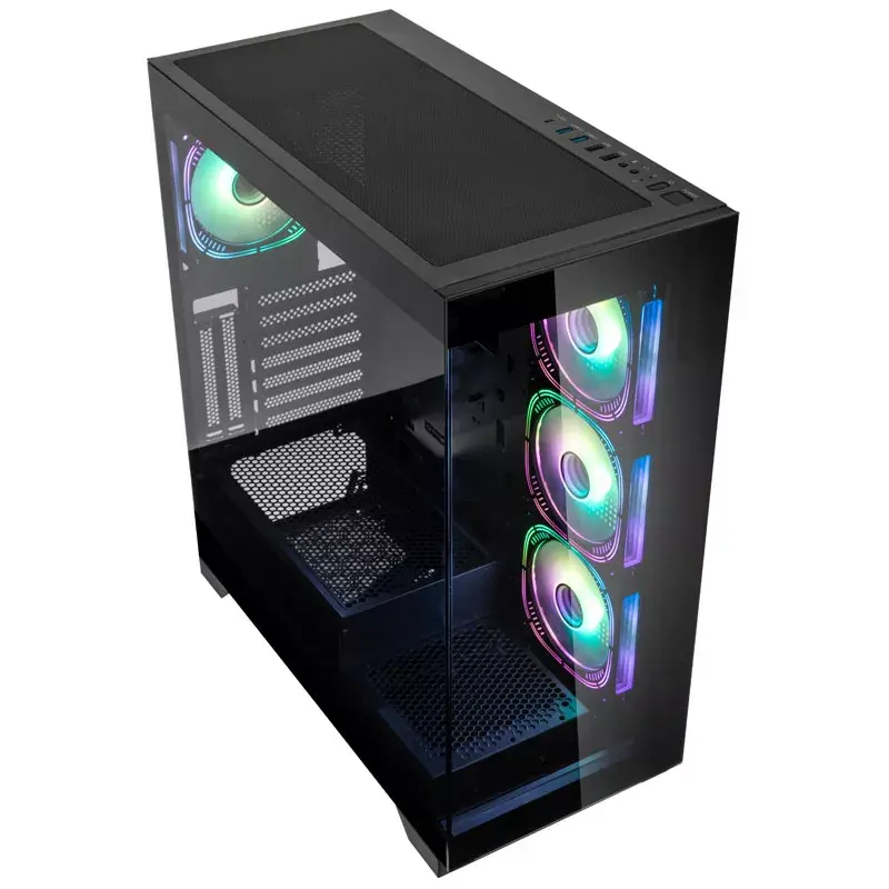 Tietokonekotelo Kolink Unity Peak ARGB Midi Tower musta