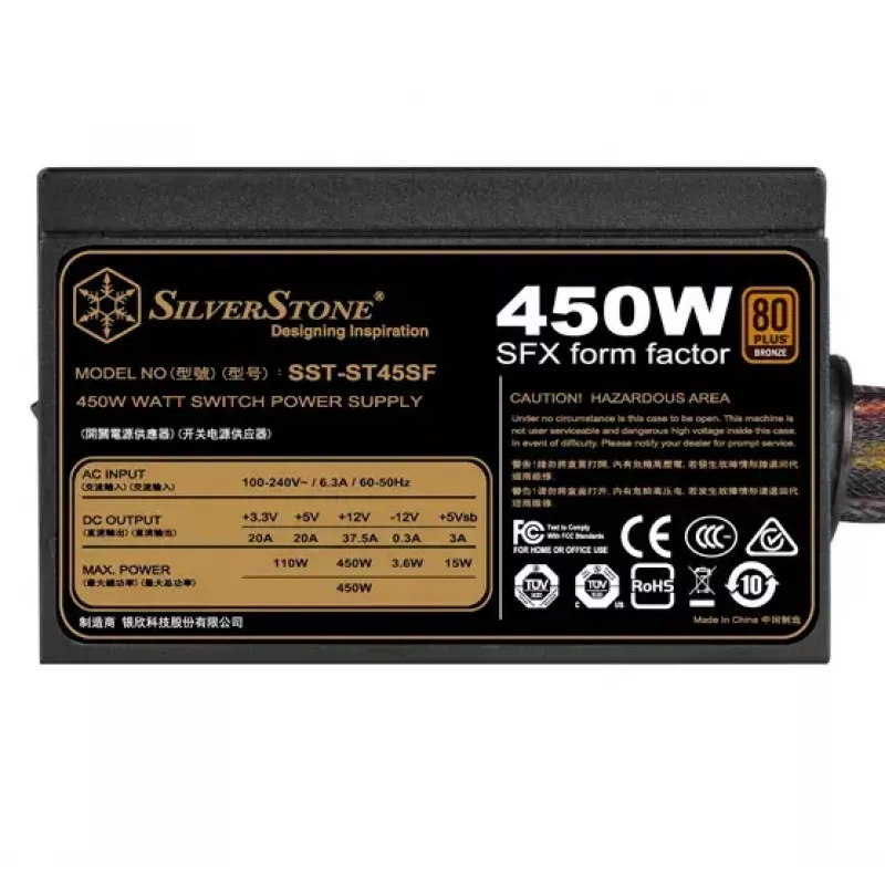 Virtalähde Silverstone ST45SF 450 W