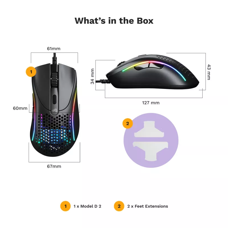 Glorious Gaming Glorious Model D 2 Wired - mattamusta