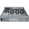 Palvelinkotelo Inter-Tech 2U-2129N Rack musta, hopea