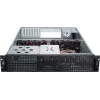 Palvelinkotelo Inter-Tech 2U-2129N Rack musta, hopea