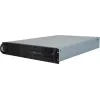 Palvelinkotelo Inter-Tech 2U-2129N Rack musta, hopea