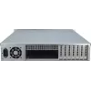 Palvelinkotelo Inter-Tech 2U-2129N Rack musta, hopea