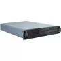 Palvelinkotelo Inter-Tech 2U-2129N Rack musta, hopea