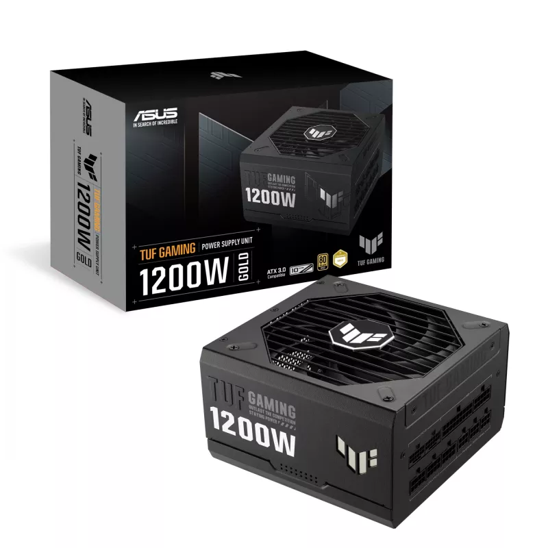ASUS TUF GAMING 1200W Gold -virtalähde 20+4-pin ATX ATX musta