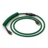 Glorious Gaming Glorious GMMK spiraalikaapeli Forest Rain, vihreä, 1,4 m, 1 kpl, Glorious Gaming, USB Type-A, USB Type-C, Aviator