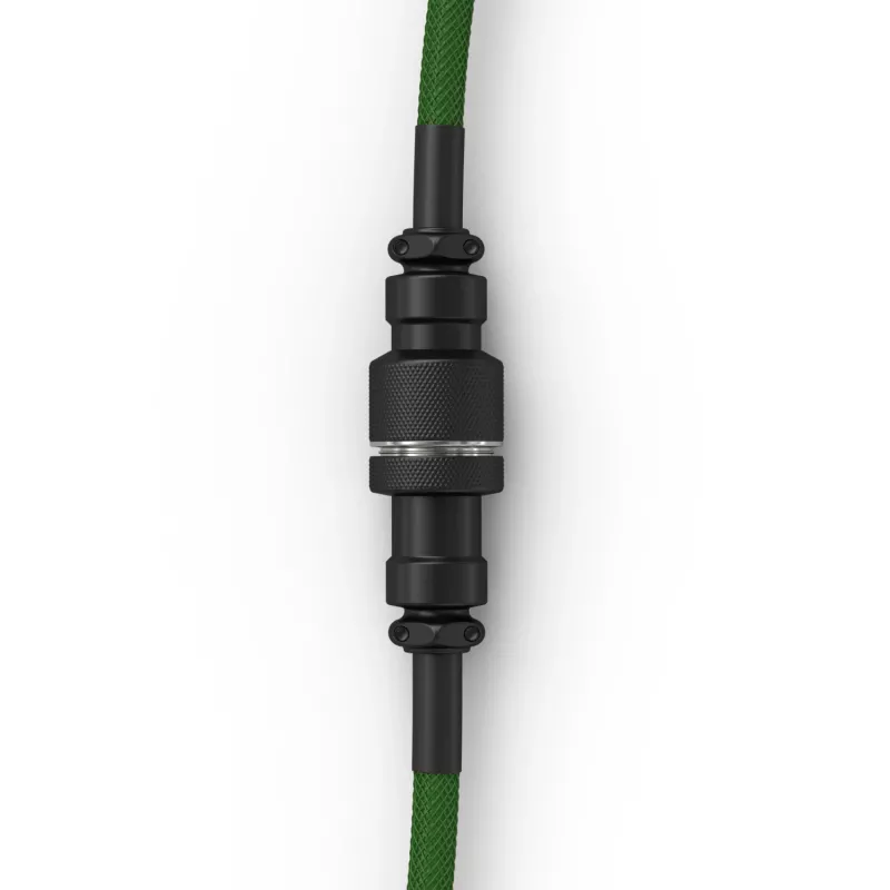 Glorious Gaming Glorious GMMK spiraalikaapeli Forest Rain, vihreä, 1,4 m, 1 kpl, Glorious Gaming, USB Type-A, USB Type-C, Aviator