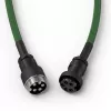 Glorious Gaming Glorious GMMK spiraalikaapeli Forest Rain, vihreä, 1,4 m, 1 kpl, Glorious Gaming, USB Type-A, USB Type-C, Aviator