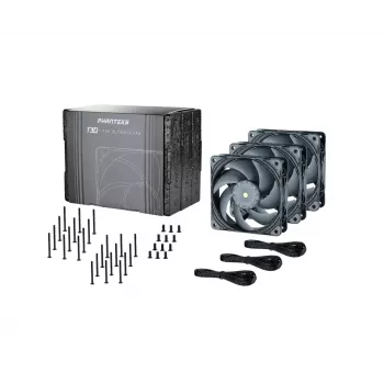 Tuuletin Phanteks PH-F120T30 120 mm tietokonekotelon tuuletin harmaa 3 kpl