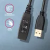 Axagon ADR-215 USB 2.0 A-M -> A-F aktiivinen jatko-/toistinkaapeli 15 m
