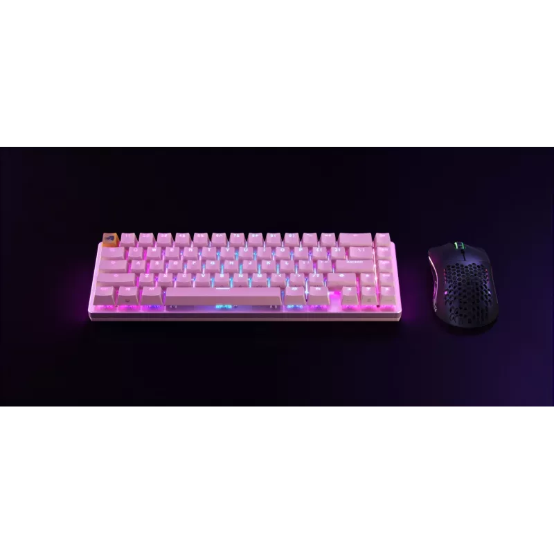 Glorious Gaming GMMK 2 -näppäimistö USB US International pinkki