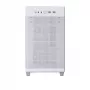 ASUS AP201 PRIME CASE TG WEISS -tietokonekotelo Mini Tower — micro ATX, karkaistu lasi, 3×3,5 tuuman paikkaa, 1×2,5 tuumaa, USB-A×2, USB-C×1