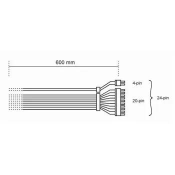 be quiet! CB-6620 -kaapeli 0,61 m