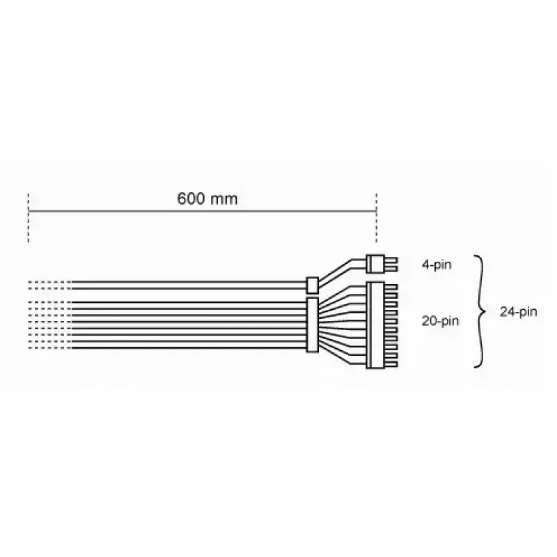be quiet! CB-6620 -kaapeli 0,61 m