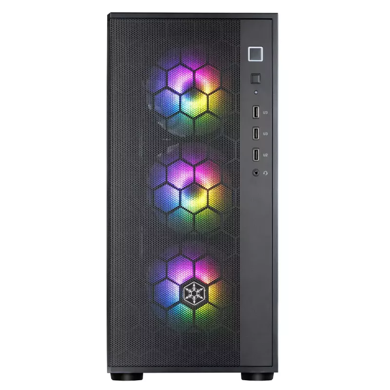 Silverstone FARA R1 -tietokonekotelo Midi Tower musta