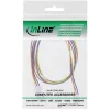 InLine tuuletinkaapelin jatkojohto 3-pin Molex uros/naaras pituus 0,60 m