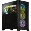 CORSAIR Mid-Tower-kotelo - Icue 4000d RGB Airflow - musta