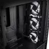 PC-kotelo Kolink Observatory Y AMD SE ARGB Midi Tower musta, läpinäkyvä