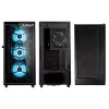 PC-kotelo Kolink Observatory Y AMD SE ARGB Midi Tower musta, läpinäkyvä