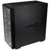 PC-kotelo Kolink Observatory Y AMD SE ARGB Midi Tower musta, läpinäkyvä