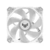 ASUS TUF GAMING TF120 ARGB WHITE EDITION tietokonekotelo ilmajäähdytin 12 cm 1 kpl
