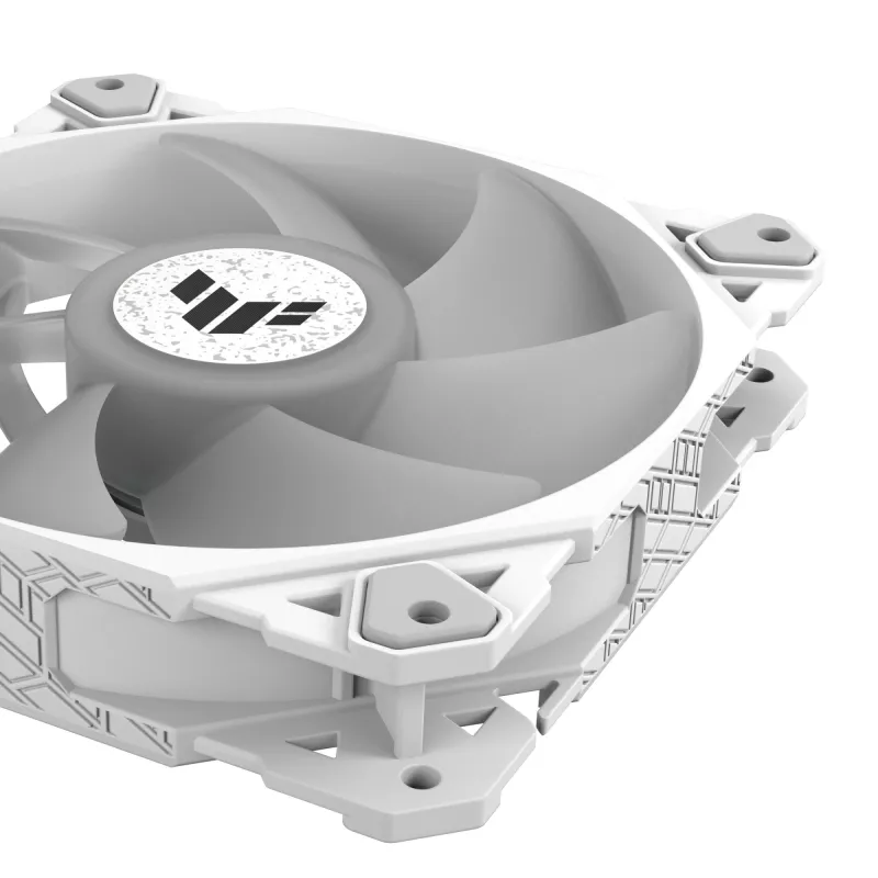 ASUS TUF GAMING TF120 ARGB WHITE EDITION tietokonekotelo ilmajäähdytin 12 cm 1 kpl