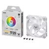 ASUS TUF GAMING TF120 ARGB WHITE EDITION tietokonekotelo ilmajäähdytin 12 cm 1 kpl