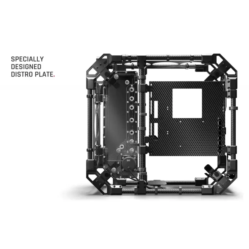 PC-kotelo Alphacool Apex Pro Skeleton Full Tower musta