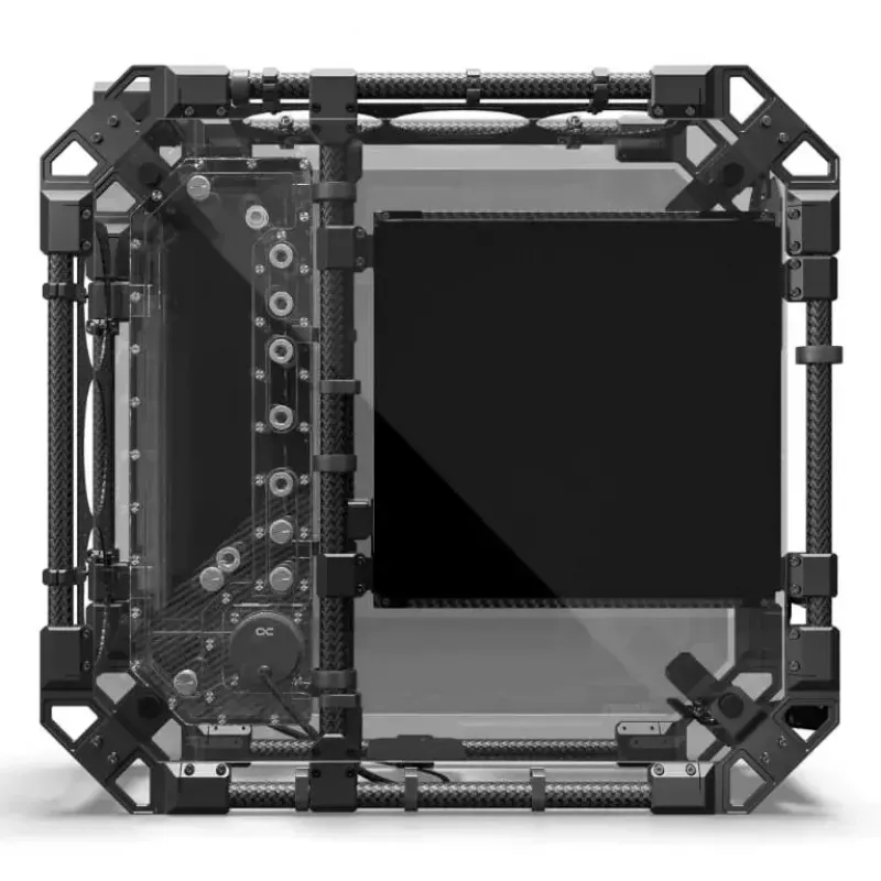 PC-kotelo Alphacool Apex Pro Skeleton Full Tower musta