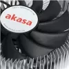CPU-jäähdytin Akasa Al LGA1700 Thin Mini-ITX:lle — matala alumiinijäähdytyssiili