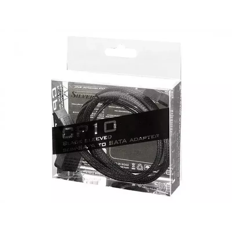 SilverStone CP10 kaapeli 0,5 m SATA 6-pin Slimline-liitin