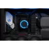 Nestejäähdytin EK Water Blocks Nucleus AIO CR360 Lux D-RGB 12 cm musta
