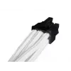 SilverStone SST-PP07-IDE6W 6-pin PCIe – 6-pin PCIe jatkojohto, 0,25 m, valkoinen