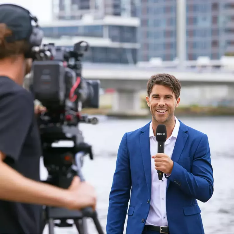 RØDE Interview PRO langaton kondensaattorimikrofoni, USB-C, 20 Hz–20 kHz, musta